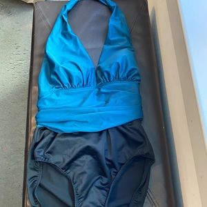 Magicsuit halter one piece swimsuit, size 14